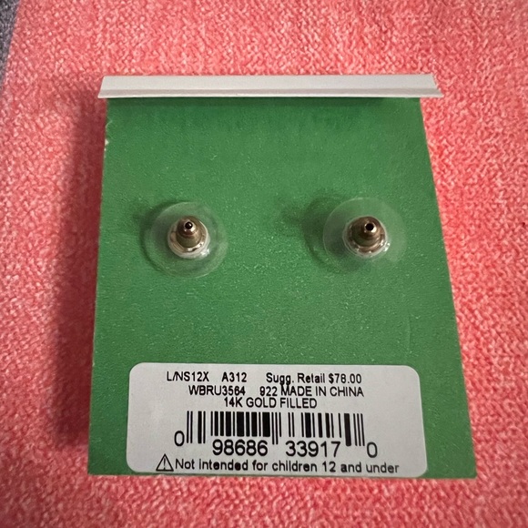 Kate Spade cluster sparkle earrings NWT - Picture 2 of 2